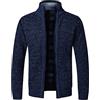 Evoga Maglione Cardigan Uomo Slim Fit Invernale Pullover Maglia Scozzese