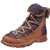 Generic Stivali gotici da donna piatti - Stivali invernali vintage con lacci antiscivolo piatti stivaletti corti stivali da neve comodi scarpe da trekking, marrone, 39