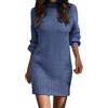 Darringls Abito tubino da donna, elegante, in lana, oversize, casual, autunnale, maglione, in cotone, lunghezza al ginocchio, abito invernale, sexy, a maniche lunghe, autunno, inverno, a maniche