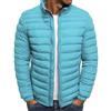 HAOLEI Piumino 100 Grammi Uomo Giacca Uomo Imbottita Classics Piumino Ripiegabile Imbottita Montagna Cerniera Elegante Cappotto Corto Leggero e Isolato Casual Comodo con Zip e Cappuccio Giacca Elegante