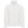 B&C Collection Fleece ID.501-Giacca da Uomo con Zip Intera Calda Invernale - Bianca (3XL)