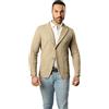 CLASSE77 Blazer in Cotone, Giacca Jacket da Uomo Slim Fit - Punto Cucitura Chicco di Riso - Artigianale, Made in Italy - Casual, Classica Sportiva