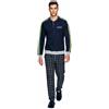 LOTTO Pigiama Uomo Cotone Lungo Mercerizzato - Leggero Estivo Anche Taglie Forti (1227 Jeans, XXL)