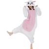 Simzoo Pigiama Intero Animali Unisex Kigurumi Adulto Carnevale Onesie Cosplay Halloween Costume per Donna Uomo Sleepwear