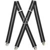 Pierrot Bretelle Uomo Larghe Vintage - Clip molto forti Regolabili Fino A 130cm - Bretelle Uomo Eleganti Artigianali Garantite A Vita