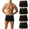 HOEREV Confezione da 4,Slip da Uomo Biancheria Intima Boxer Comodi e Traspiranti