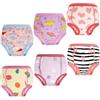 MOEMOE BABY Pantaloncini da training, 6 pezzi, pantaloncini da training per neonati, mutandine da training biancheria intima per bambini, ragazzi, ragazze, 2-9 anni, 6 jaar