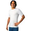Leable 3 Maglia Intima Uomo Termica Caldo Cotone,Girocollo Manica Corta,Colori Assortiti,Taglie dalla M alla Taglia Forte 5XL,Prodotto Italiano. (IT, Testo, M, Regular, Regular, Tris Bianco)