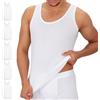 Celodoro Canottiere da Uomo in Cotone (Confezione da 5) Bianco 8 (XXL)