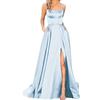 Daikascbny Abiti Sera Donna Eleganti Cocktail Party Y24K Lunghi Classico Ballo Abiti Eleganti Cerimonia Abito da Donna Senza Manica Autunnale da Damigelle Banchetto Vestito da Damigella