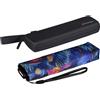 Knirps Ombrello tascabile Knirps Ultra US.050 Slim Manual - Ultra leggero e piatto - Resistente alle tempeste - Antivento - 21 cm