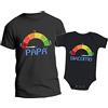 t-shirteria Coppia t-Shirt e Body Festa del papà - Nomi Personalizzabili - Bambino - Contachilometri - Corsa - Auto - Turbo - Moto - Speed - velocità - Flash - Padre - Figlio - Maschietto - Coordinato
