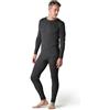 LAPASA 100% Lana Merino Completo Termico Uomo Peso Outdoor Hiking - Abbigliamento Intimo Caldo Pantaloni e Canotta Intimo Trekking Alpinismo Outdoor Calcio Running Grigio Scuro. (Caldo) L