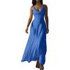 Cocila Vestito Elegante per Donna Abito Chemisier Donna Lungo Invernale Vestito Aderente Lungo Vestitini Estivi da Donna Abito Donna Estivo Senza Spalline Vestito Donna Estate Taglie Forti