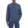 Levi's Maglietta da Uomo a Maniche Lunghe Classic Relaxed Tee, LS Monogram Spellbound, XS