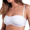 Cotonella 2 Reggiseni Fascia con Imbottitura e Spalline Regolabili Modello Simona. Bianco 4
