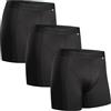 DANISH ENDURANCE Boxer Uomo Sportivi, 3 Paia, Nero, XXXL