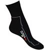 Frencis 6 Paia Calze/Calzino TECNICO 95% Cotone Dotate Di Rinforzo In Spugna Di cotone Su Tutta Pianta Del Piede Ottimi Per Sport e Lavoro 100% MADE IN ITALY (Nero, 41-46)