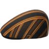 Kangol Coppola Nostalgia Stripe 507 Uomo - Cappello Piatto con Visiera Autunno/Inverno Inverno - M (56-57 cm) Nero