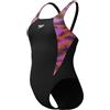 Speedo Hyperboom - Costume da bagno da donna ad asciugatura rapida e resistente al cloro, colore: nero, taglia: 42