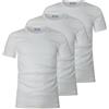 Moda Egidio T-Shirt Intima Uomo Liabel Lana Cotone Mezza Manica (IT, Testo, S, Regular, Regular, Standard, 3 PZ Girocollo)