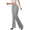 Friptspyg Pantaloni Donna Palazzo Vita Alta con Bottoni Elastici e Tasche per Yoga Lavoro e Tutti i Giorni Comodi Eleganti