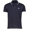 Siry Work Polo Uomo Mezza Manica CONFORMATA dalla 3XL alla 6XL (3XL, Blu)
