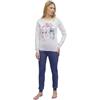 Sabor Pigiama Donna Caldo Cotone Personaggi Disney Cartoni - Autunno Inverno - Lilo.&.Stitch. - SNO.opy - Min.NIE (IT, Testo, L, Regular, Regular, Stitch-Grigio)