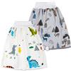 FLYISH DIRECT 2 Pezzi Pantaloni da Allenamento per Bambini, Pannolino Assonnato Pull-up per Urina, Tessuto di Cotone con Vita Alta, M(0-4T), 1-4 Anni