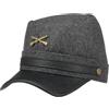 LIPODO Stati Dixie Cappellino Militare con Lana Berretto con Visiera Grigio S-XL
