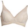Selene, Reggiseno Donna in Pizzo con Scollo a V, Senza Ferretto, con Coppe Imbottite, Collezione Regina, Colore Avorio, Taglia 3B