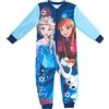 Disney Frozen/La Regina dei Ghiacci Own Your Destiny Pigiama con Tuta, Elsa, Anna & Olaf, 3-4 Anni: 104cm, Blu