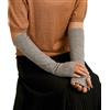 Prettystern Donna 100% Cachemire Lana Manicotti Scaldabraccia Guanti Lunghi Mezze Dita Cashmere