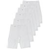 Sloggi 6 Pezzi Slip Gambaletto Donna Basic Long, Bianco 52