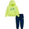 NIKE Tuta da Bambino con Cappuccio Embroidery Feature Gialla Taglia 4-5 A Codice 86N482-U48