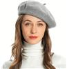 ZLYC Donna Lana Basco Scozzese Stile Francese Berretto