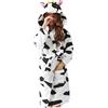 Lpin Unisex da Donna Vello Animale Cappuccio Accappatoio Vestaglia Indumenti da Notte Costume