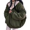 Generico Giacca Donna Elegante con Chiusura a Bottoni， Giacca Corta Invernale con Cappuccio， Piumino Sintetico Ultra-Leggero， Design Casual Spalle Abbassate e Tasche a Toppa