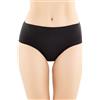 RAGNO 6 Pezzi 07455Q Slip Alti Donna Cotone Elasticizzato, Nero 7