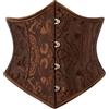 SCARLET DARKNESS Cintura da corsetto da donna Steampunk Vintage Lace Up Cintura larga
