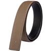 Vatee's Cinture reversibili pelle genuina per gli uomo cintura sostituzione | Cintura in pelle donna, Senza fibbia, 34mm/38mm Larghezza