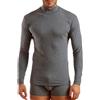 SalGiu Lupetto Uomo (2 Pezzi) 100% Caldo Cotone Invernale Mezzo Collo Felpato Elasticizzata (XL, Grigio)