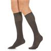Relaxsan 550L (Antracite, Tg.6) Calze Senza Elastico Uomo Donna, Lunghe, Senza Compressione, Piedi Diabetici, Cotone e Argento