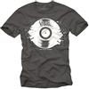 MAKAYA Gone But Not Forgotten - Maglietta Vintage Vinile Dj T-Shirt Blu Scuro XXL
