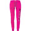 M.Conte Pantaloni da jogging da donna, pantaloni sportivi da jogging, per il tempo libero, palestra, fitness, slim fit, Colore: rosa., XL