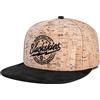 Blackskies Force of Nature Snapback cap | Unisex Cappellino da Baseball Legno Sughero - Marrone Nero cap - Basecap Streetwear Outdoor Estate Tempo Libero