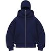 HotYou Felpa con Cappuccio e Balaclava Uomo Heavyweight, Felpa con Cappuccio a Colore Unito Oversize con Tasca Canguro