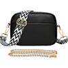 Vhersily Borse e borse a tracolla per ragazze da donna, piccola custodia per cellulare con portafoglio da appendere Crossbody y2k Fashion Borse per adolescenti e ragazze, Nero , Taglia unica