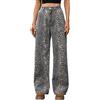 Lazutom Jeans larghi da donna con stampa leopardata Y2K pantaloni in denim a gamba larga ghepardo pantaloni a vita media boyfriend fit streetwear pantaloni con tasche