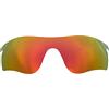 Wetnenss Lenti di ricambio per occhiali Oakley modello Radarlock Path Serie Sunglass Polarizzate Spessore 1,5 mm Prevenzione della salsedine Resistente all'olio, Colore: rosso, 132*45mm